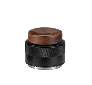 Studio Barista Pro tamper 58 mm lapos talppal, sötét fa