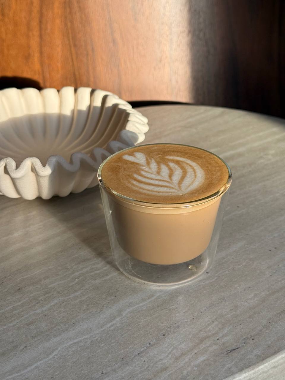 Bestretto cappuccino latte art