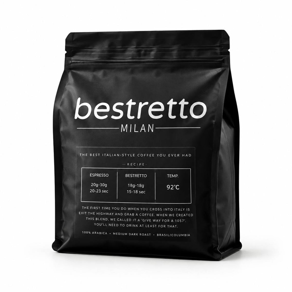 Bestretto Milan szemes kávé