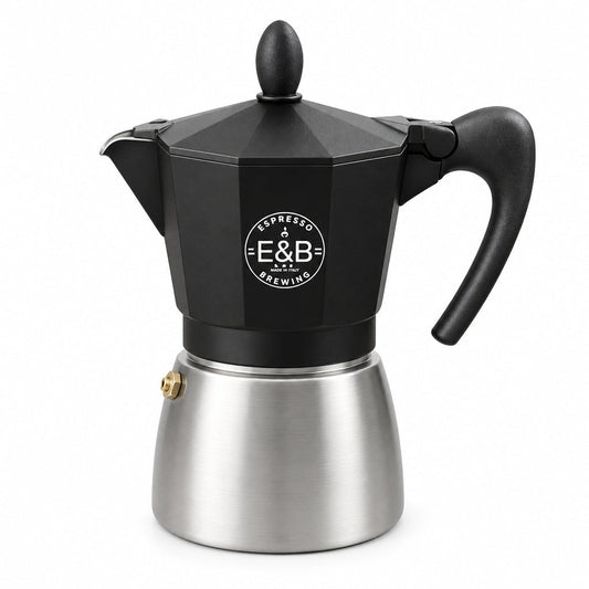 E&B Lab - Induction Moka Pot - 3 Cup - Bean Bros.