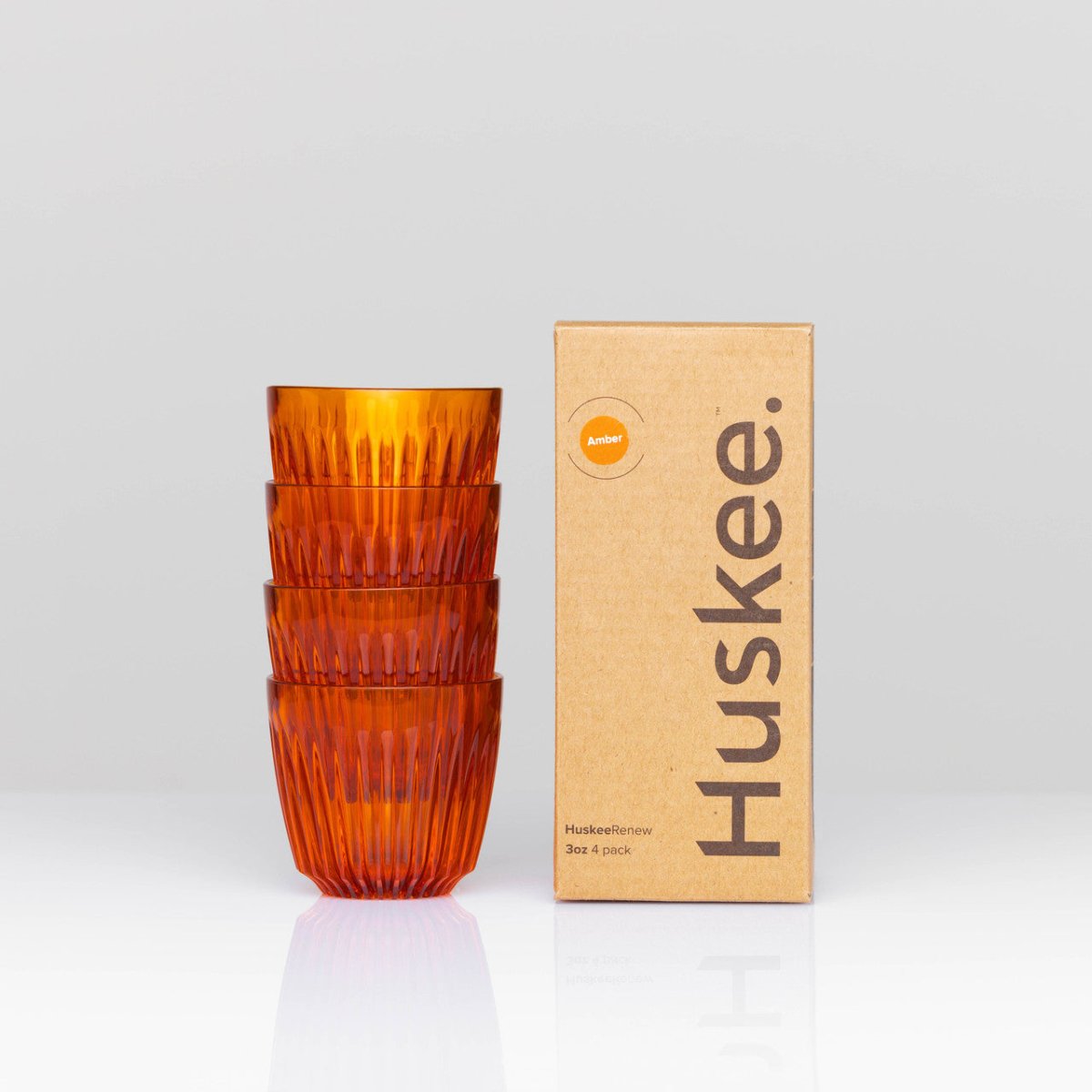 Espresso Cup - Huskee Renew Amber 4-Pack - Bean Bros.
