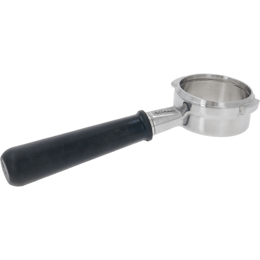 Filter Holder Bottomless PESADO - Stainless Steel with rubber handle - Bean Bros.