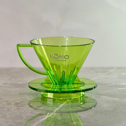 Kono Meimon Dripper Bright Green Acrylic Coffee