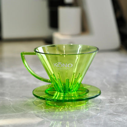 Kono Meimon Dripper Bright Green Acrylic Coffee