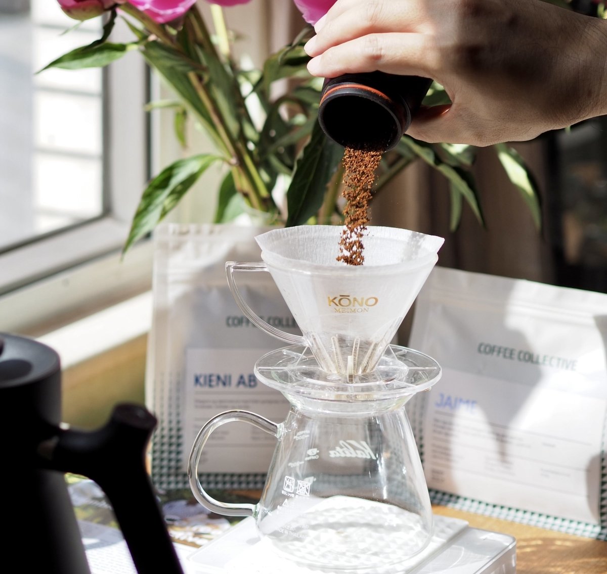 Kono Filter Coffee Dripper Clear