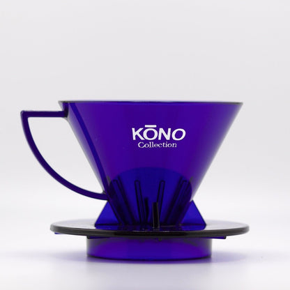 Kono Filter Coffee Dripper Clear Blue