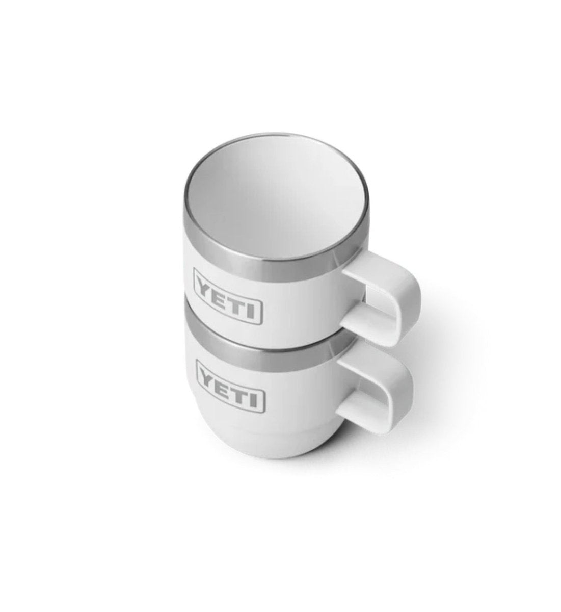 Rambler Stackable Cup 177ml 2pk - White - Bean Bros.