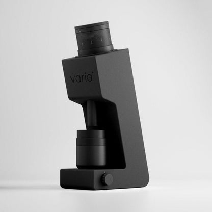 Varia VS4 in black from the side with the RPM control dial