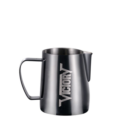 Victory Milk Pitcher 350ml Black Titanium - Bean Bros.
