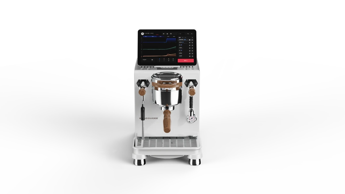 Wendougee Data S Espresso Machine - Black / Gold - Bean Bros.