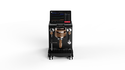 Wendougee Data S Espresso Machine - Black / Gold - Bean Bros.