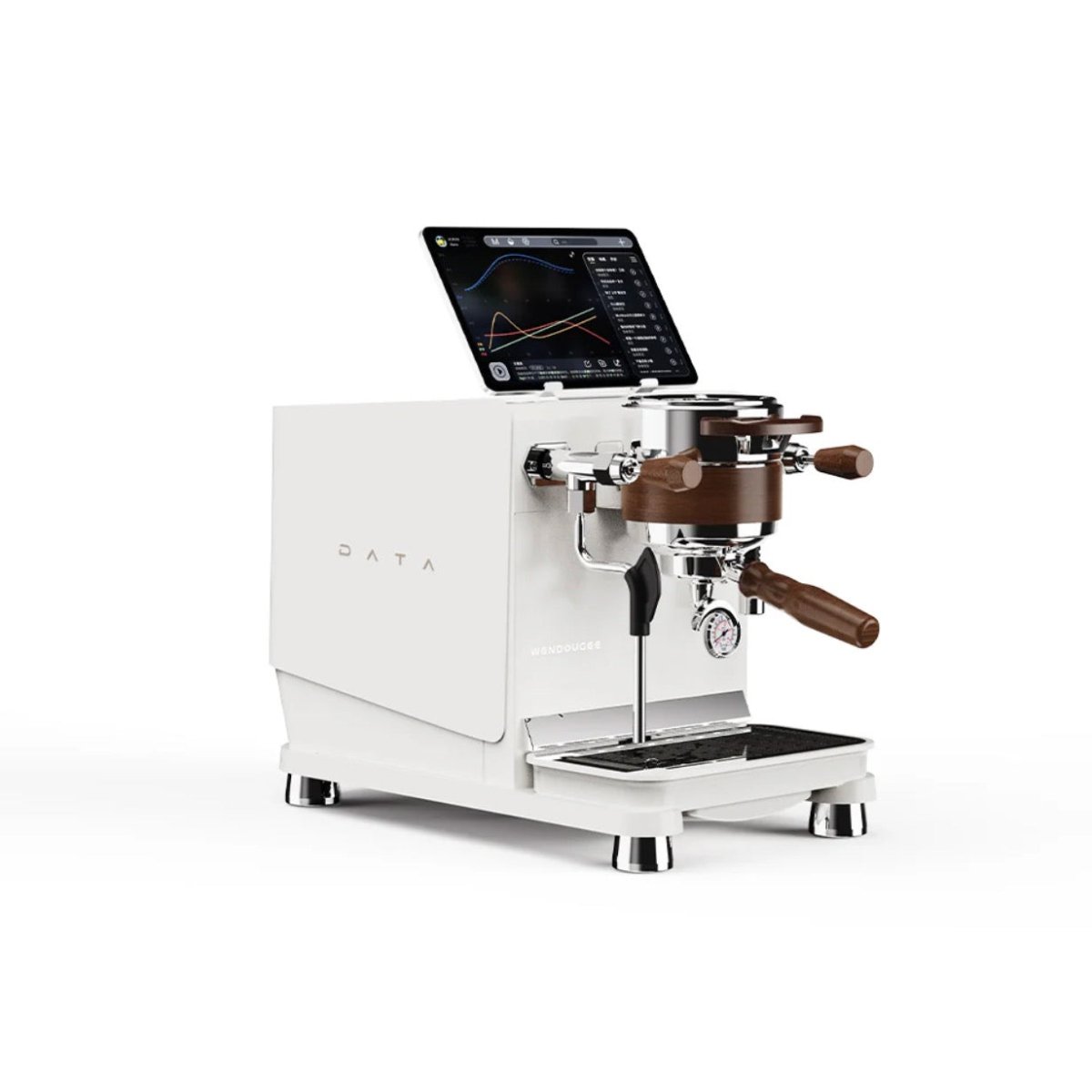Wendougee Data S Espresso Machine - Black / Gold - Bean Bros.